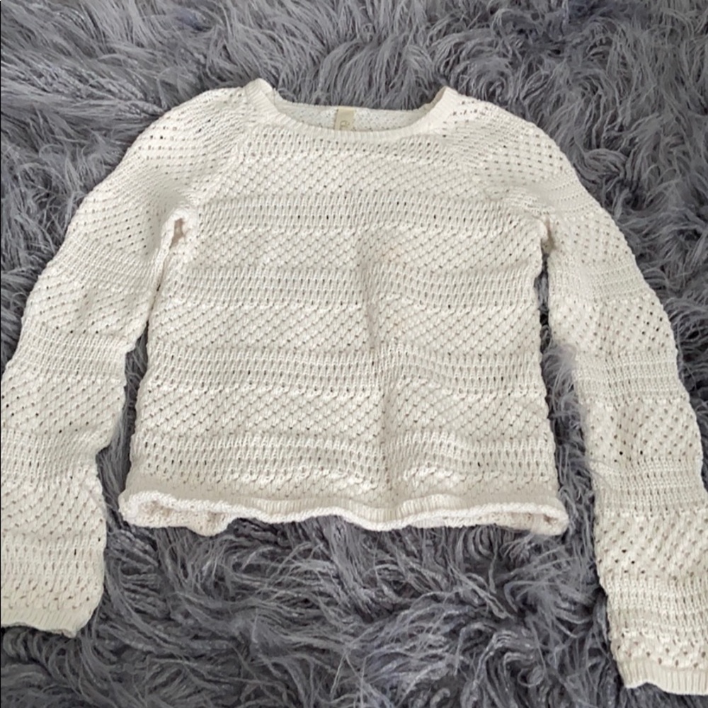 Girls Cream Sweater